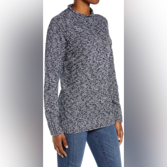 L.L. Bean Women’s Cotton Ragg Funnelneck Pullover Sweater. - Picture 2 of 8